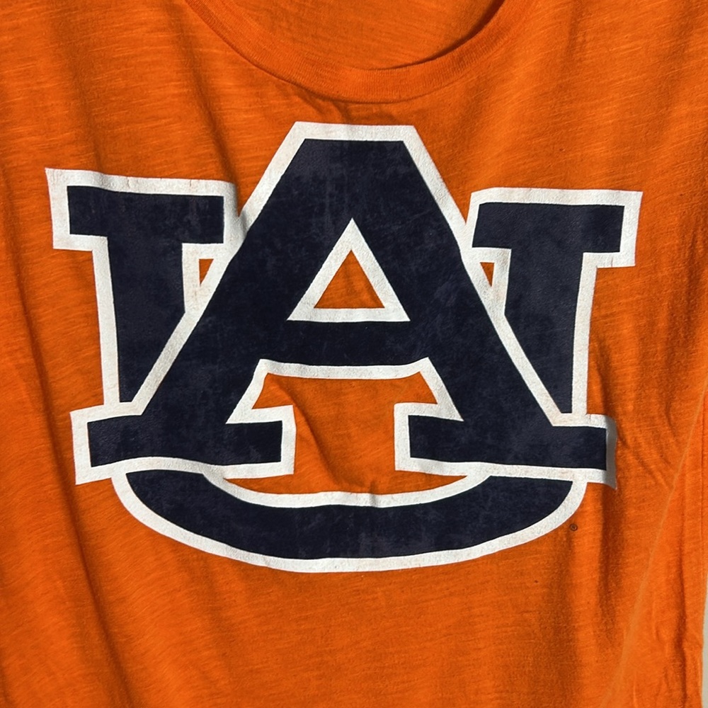 Victoria Secret Pink X Auburn University scoop neck Short Sleeve Shirt Sz Small - Picture 2 of 12